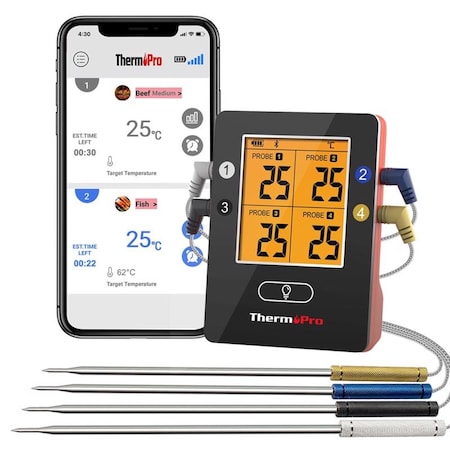 Thermopro ThermoPro TP25W LCD Bluetooth Enabled Grill/Meat Thermometer TP25W